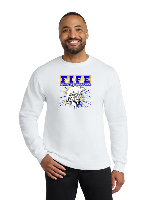 Fife Junior Football Fleece Crewneck Sweatshirt