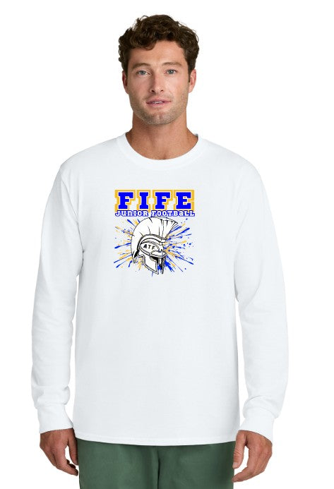 Fife Junior Football Long Sleeve Cotton T-Shirt