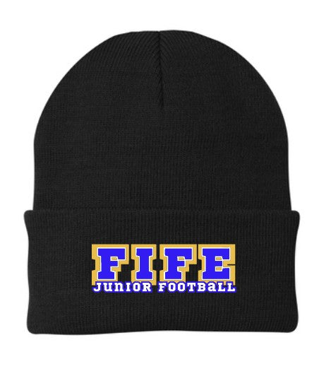 Fife Junior Football Knit Beanie