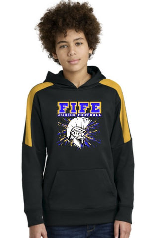 Fife Junior Sport-Wick Fleece United Hoodie (Choose Logo)