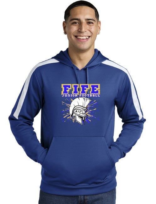 Fife Junior Sport-Wick Fleece United Hoodie (Choose Logo)