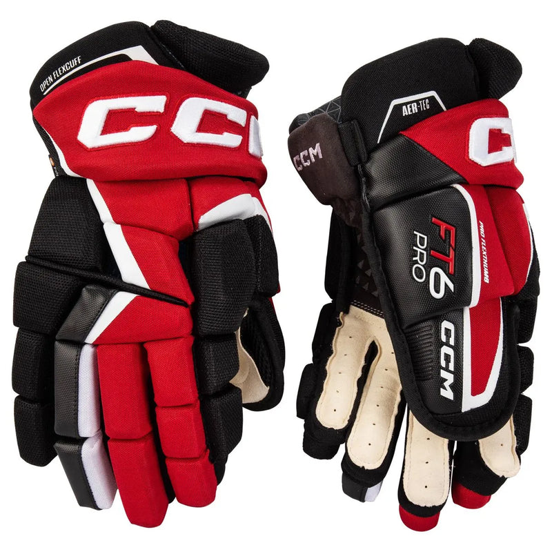 Load image into Gallery viewer, CCM Jetspeed FT6 Pro Senior Hockey Gloves
