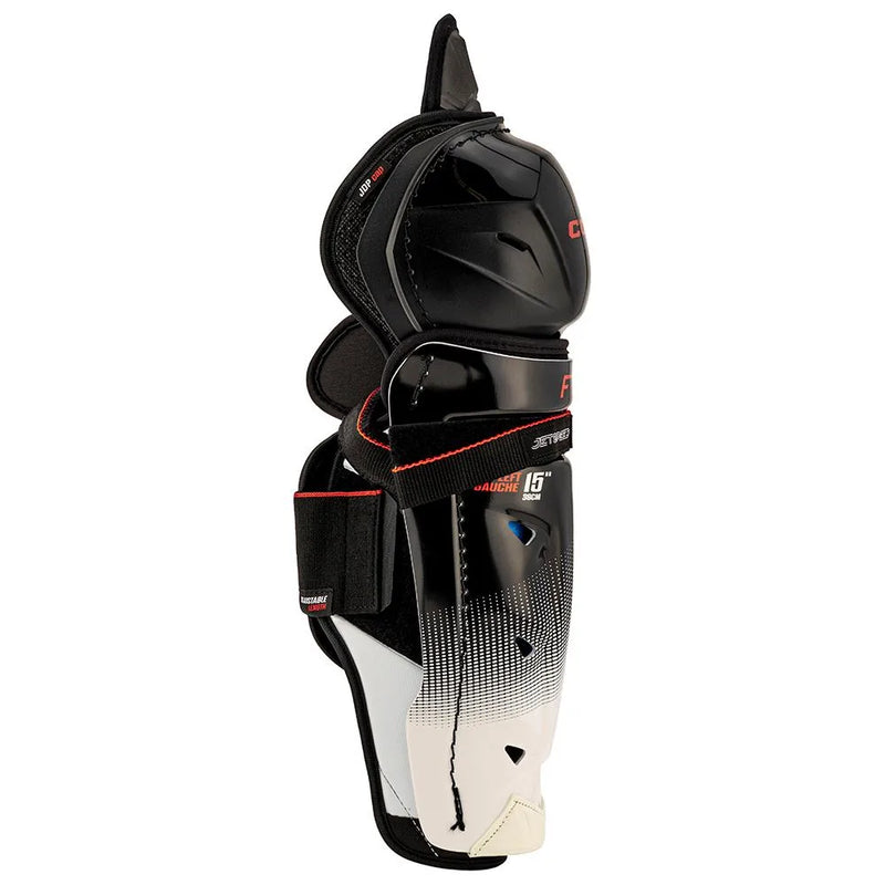 Load image into Gallery viewer, CCM Jetspeed FT8 Junior Hockey Shin Guards

