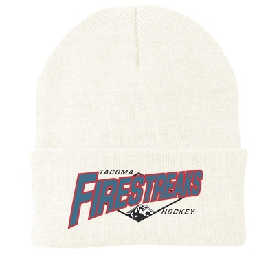 Tacoma Firestreaks Solid Knit Beanie