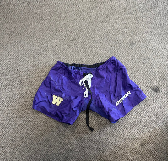 Used Washington Huskies Goalie Hockey Pants Shell (Sr. X-Large)