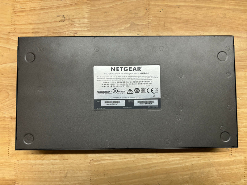 Load image into Gallery viewer, NetGear Prosafe JGS524E 24-Port Switch
