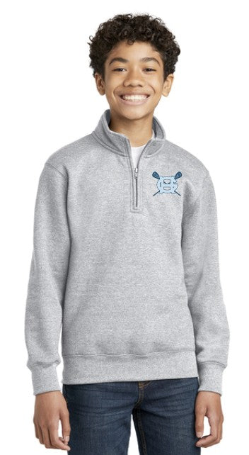 GH Lacrosse Youth Fleece 1/4-Zip Pullover Sweatshirt