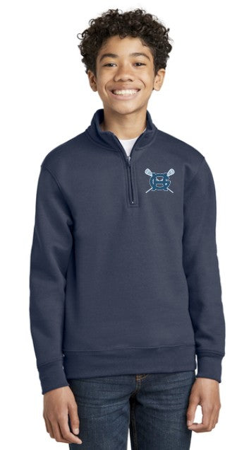 GH Lacrosse Youth Fleece 1/4-Zip Pullover Sweatshirt