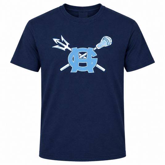 GH Lacrosse Midnight Navy T-shirt with resized chest logo