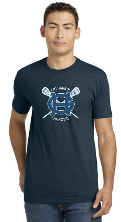 Load image into Gallery viewer, GH Lacrosse CVC Blend Tshirt (Crossing Sticks Logo)
