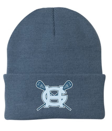 Load image into Gallery viewer, GH Lacrosse Solid Knit Beanie
