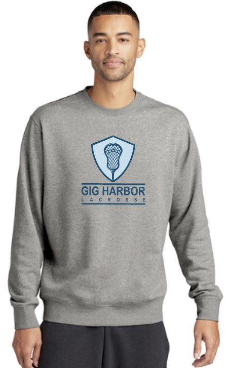 GH Lacrosse Nike Club Fleece Crewneck (Shield Logo)