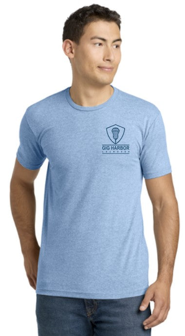 Load image into Gallery viewer, GH Lacrosse CVC Blend Tshirt (Small Shield Logo)
