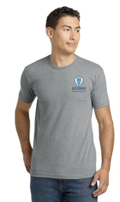 Load image into Gallery viewer, GH Lacrosse CVC Blend Tshirt (Small Shield Logo)
