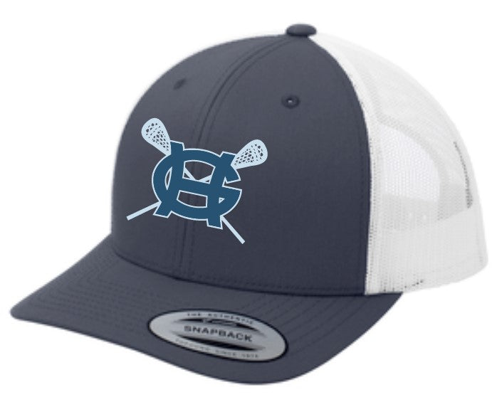 Load image into Gallery viewer, GH Lacrosse Snapback Trucker Cap
