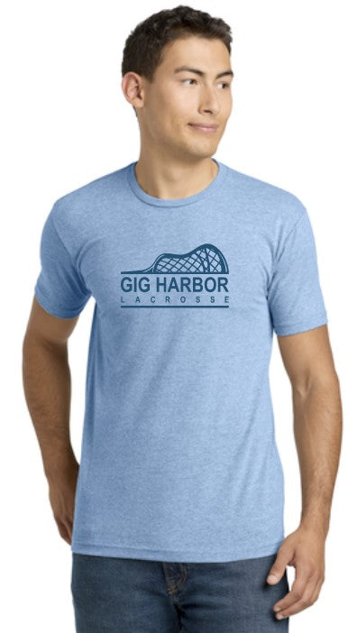 Load image into Gallery viewer, GH Lacrosse CVC Blend Tshirt (Side Stick Logo)
