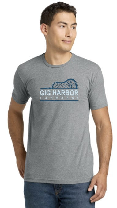 Load image into Gallery viewer, GH Lacrosse CVC Blend Tshirt (Side Stick Logo)
