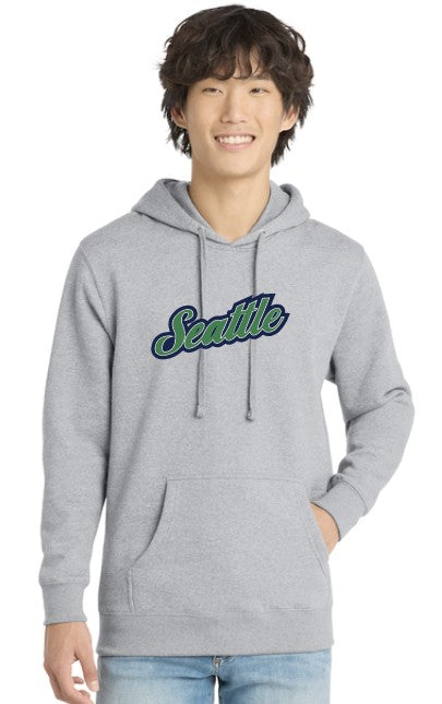Cursive Seattle Parent Fleece Hoodie (Coach Grudzien Team)