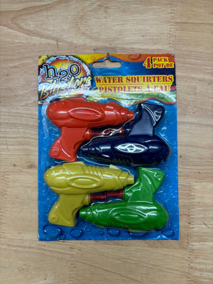 H2O Blasters 4 Pack Mini Water Shooters