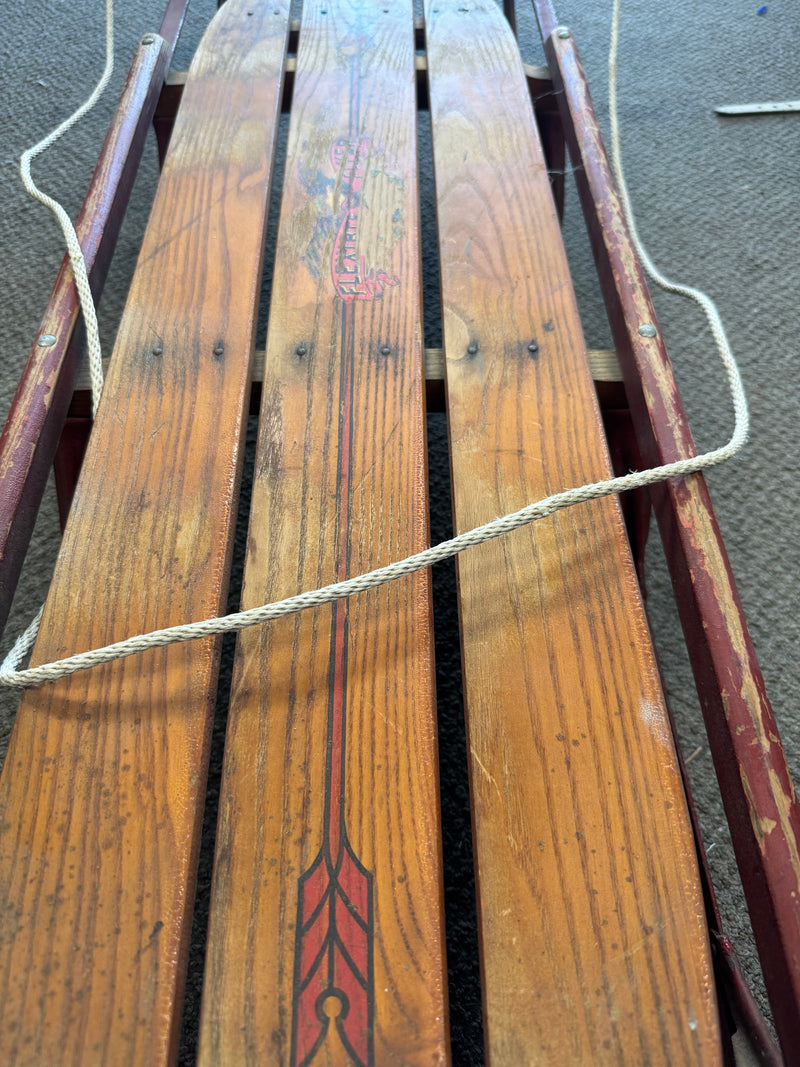 Load image into Gallery viewer, Vintage Flexible Flyer Snow Sled
