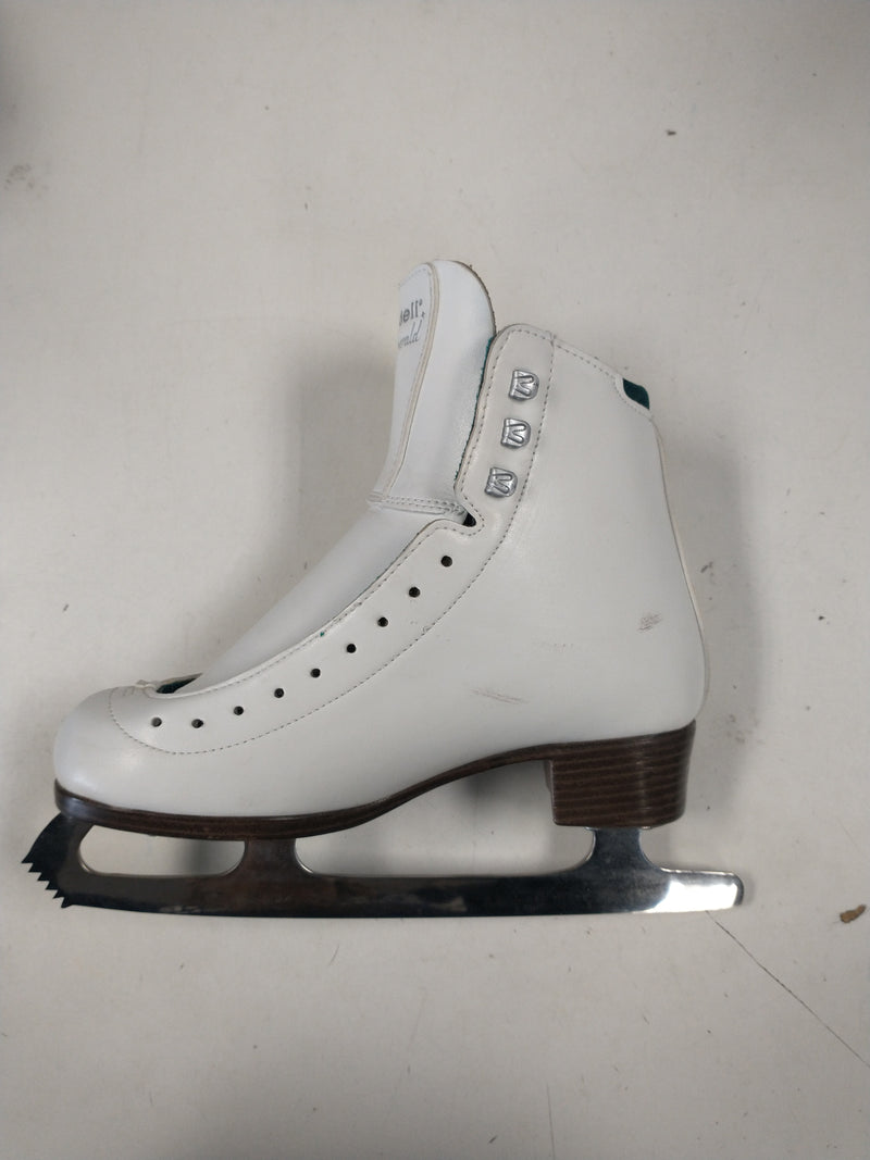 Load image into Gallery viewer, Used Riedell Emerald Size 6 Figure Skates
