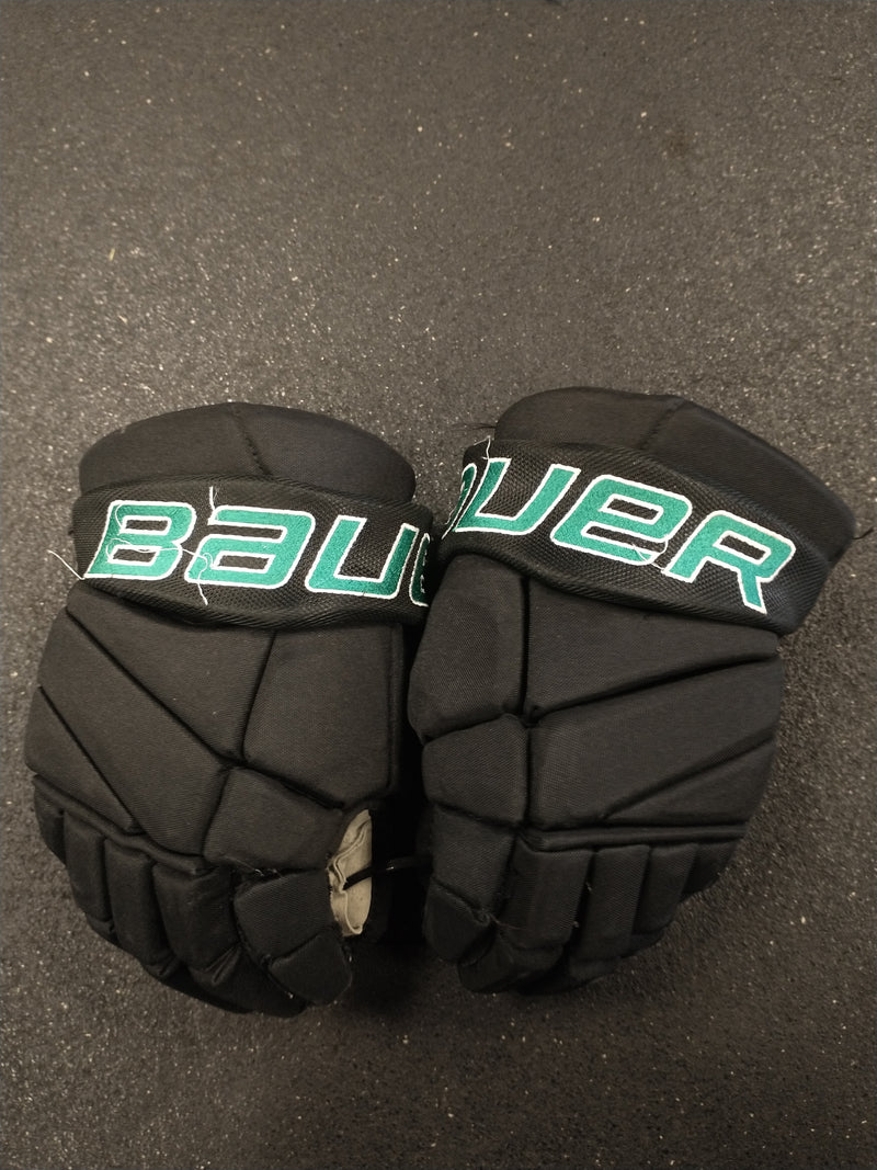 Load image into Gallery viewer, Used Bauer Team Vapor Elite Tacoma Rockets 14&quot; Senior Hockey Gloves
