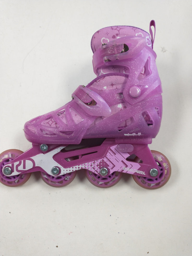 Load image into Gallery viewer, Used Roller Derby Girls Adjustable Inline Skates (Size 12-1)
