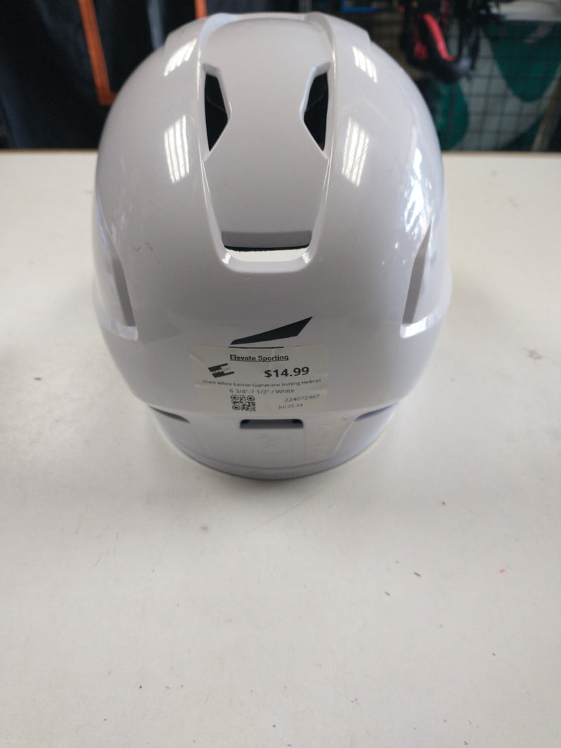 Load image into Gallery viewer, Used White Easton Gametime Batting Helmet
