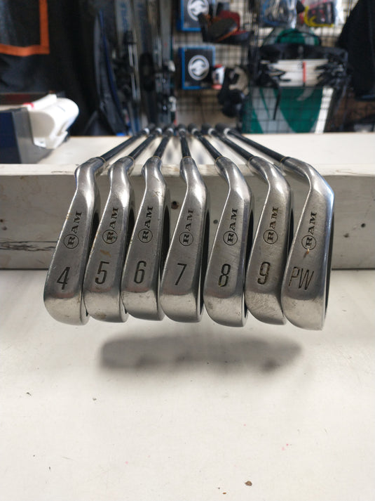 Used RH Ram Accubar 4-PW Iron Set