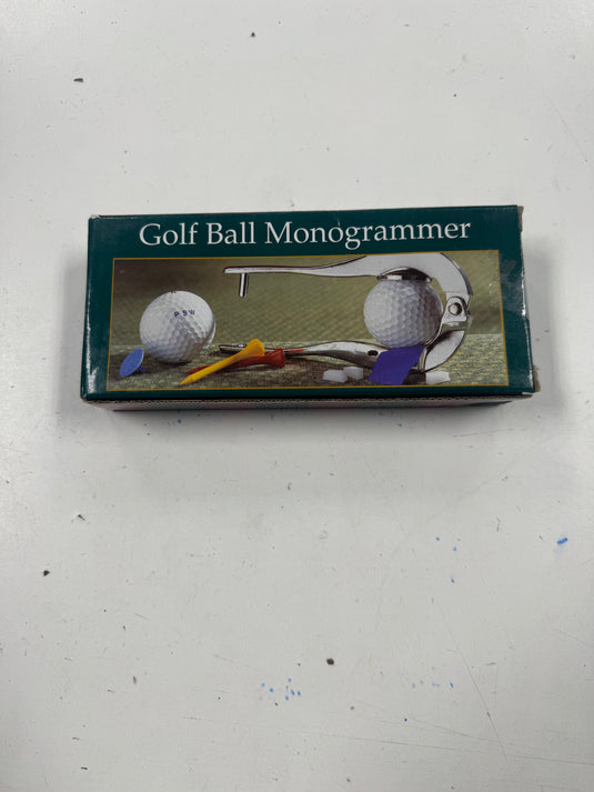 *New* Golf Ball Monogrammer