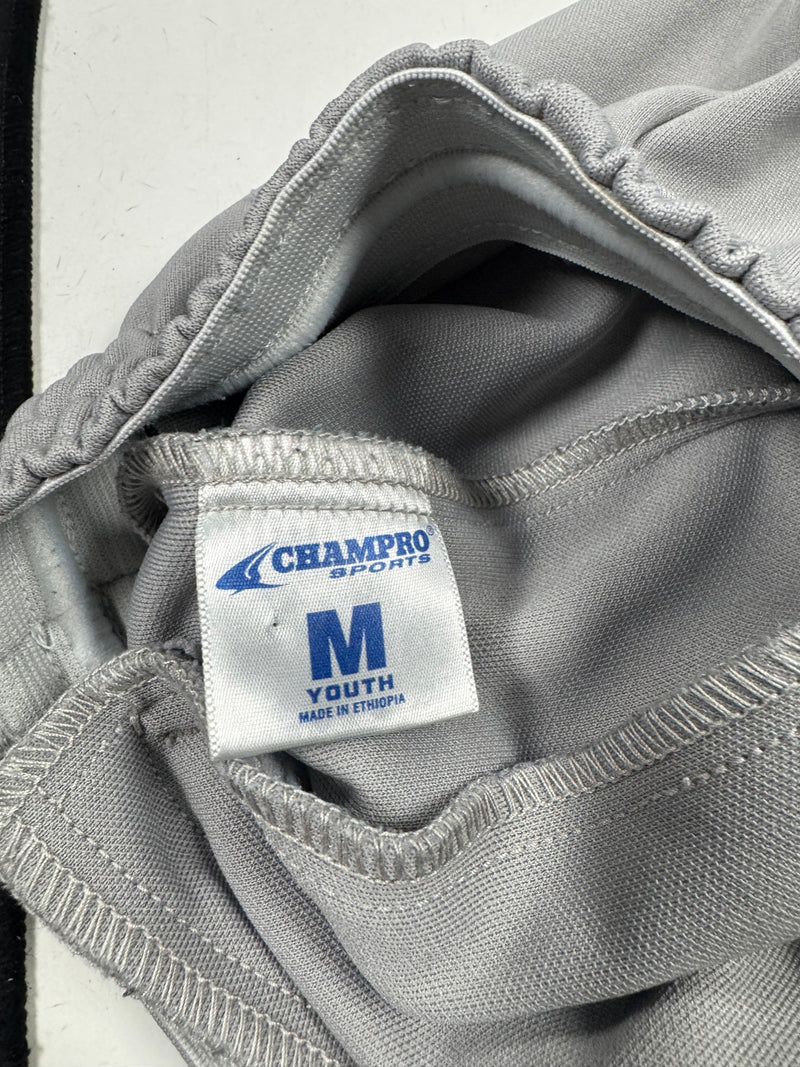 Load image into Gallery viewer, Used Champro Sports Gray YTH. Medium Baseball Pants
