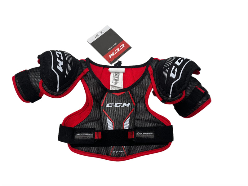 Load image into Gallery viewer, Slightly Used CCM Jetspeed FT350 Youth Small Hockey Shoulder Pads
