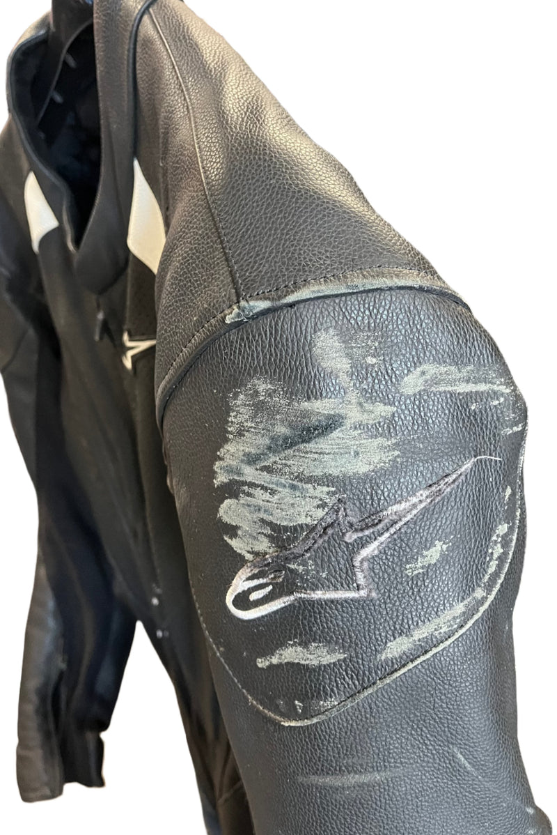 Load image into Gallery viewer, Used Alpinestars Trigger Full Body Leather Suit US 46/EUR 56
