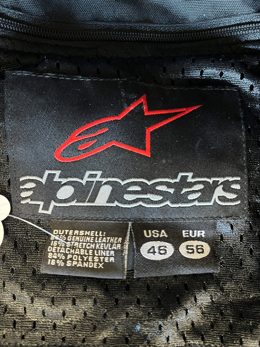 Used Alpinestars Trigger Full Body Leather Suit US 46/EUR 56