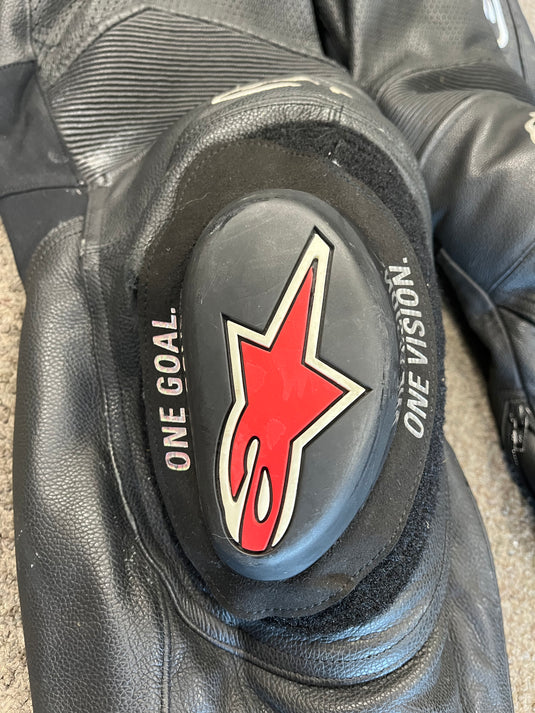 Used Alpinestars Trigger Full Body Leather Suit US 46/EUR 56