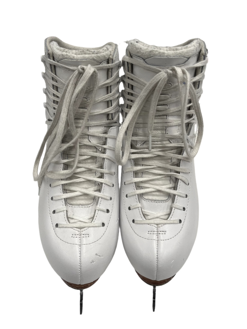 Load image into Gallery viewer, Used Jackson Elite DJ 5300 Size 8.5 W Figure Skates w/ John Wilson Coronation Ace Blades
