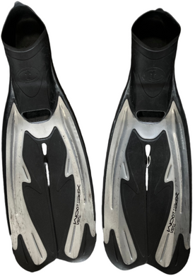 Used Tusa X-Pert Zoom Diving and Snorkeling Fins Size 9-11