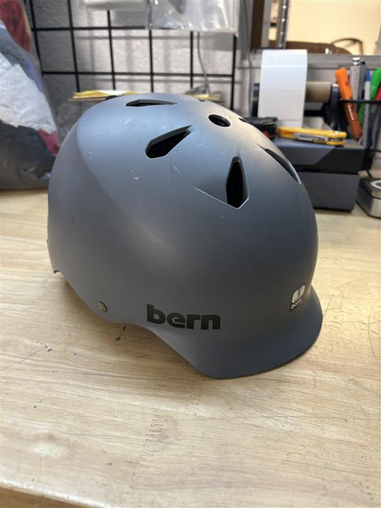 Used Bern Adult Small Grey Ski Helmet