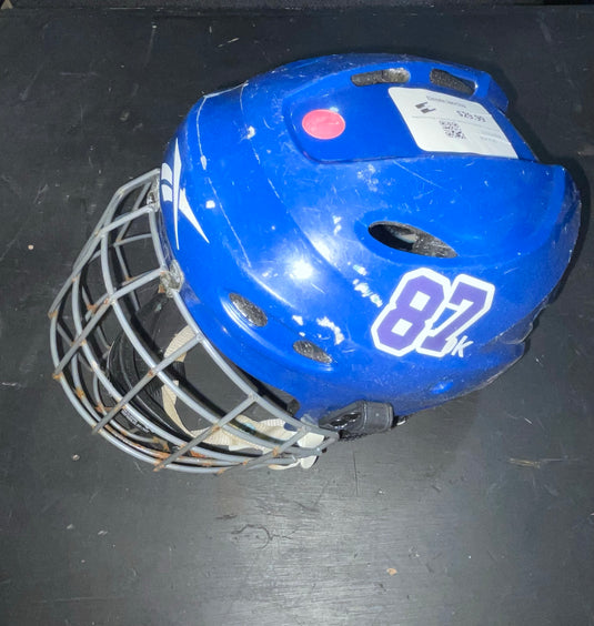 Used Reebok 5K M/D Hockey Helmet + Cage Combo