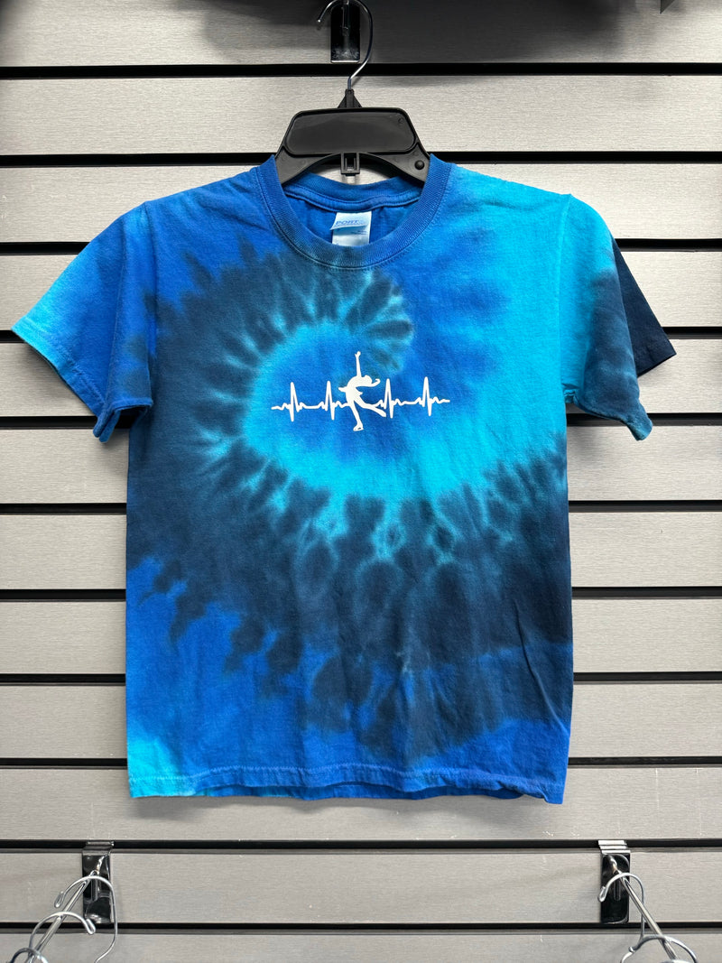 Load image into Gallery viewer, Port &amp; Company Tie Dye Figure Skate T-Shirt
