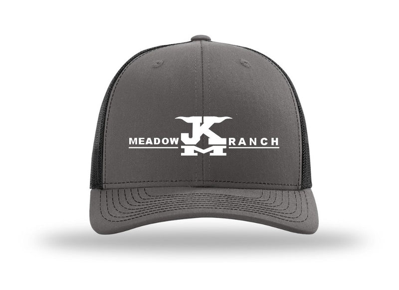 Load image into Gallery viewer, JK Ranch Side Panel Snapback Trucker Cap
