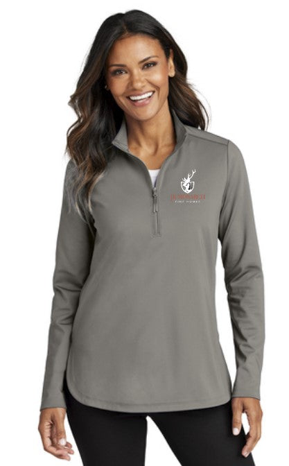 Load image into Gallery viewer, JK Monarch Ladies C-Free Double Knit 1/4 Zip
