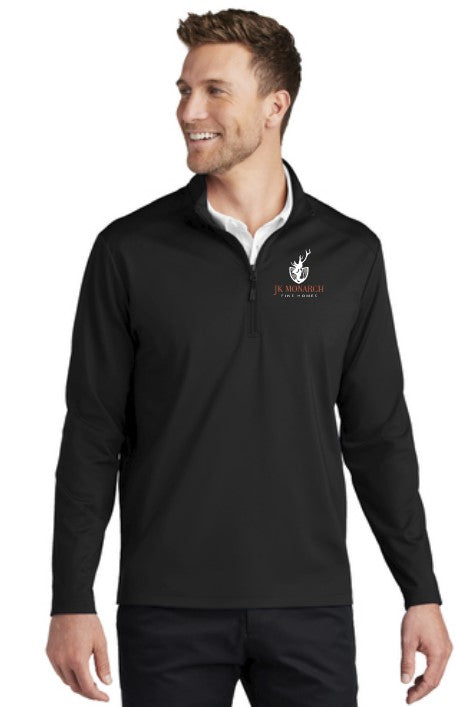 JK Monarch Mens C-Free Double Knit 1/4 Zip