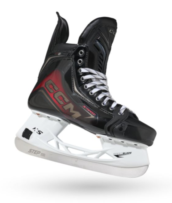 Load image into Gallery viewer, CCM Jetspeed FT8 Intermediate Hockey Skates
