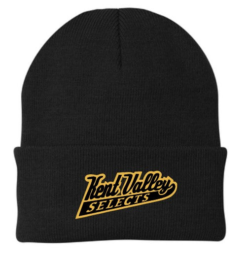 Kent Valley Selects Black Knit Beanie