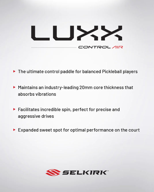 Selkirk LUXX Control Epic Pickleball Paddle