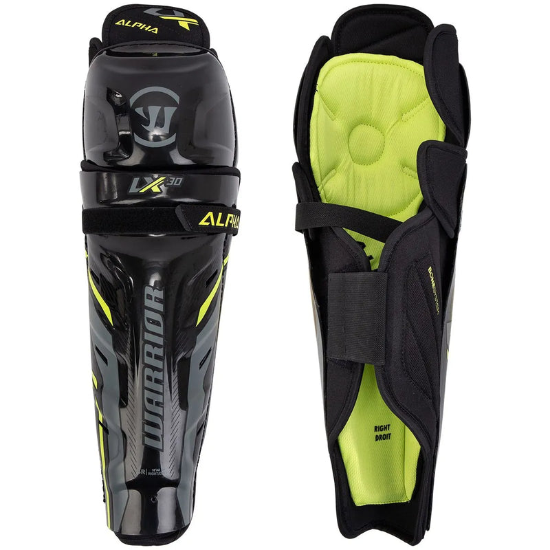 Load image into Gallery viewer, Warrior Alpha LX 30 Junior Hockey Shin Guards
