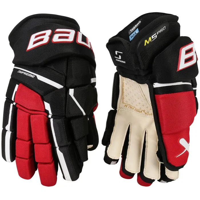 Load image into Gallery viewer, Bauer Supreme M5 Pro Intermediate Hockey Gloves
