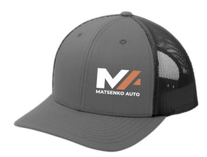Matsenko Auto Charcoal/Black Trucker Cap