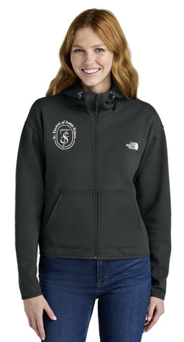 Load image into Gallery viewer, St Francis of Assisi School The North Face® Women&#39;s Double-Knit Full-Zip Hoodie
